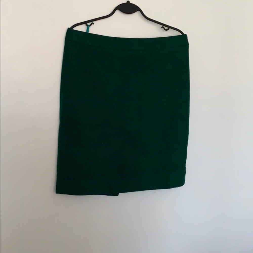 Green J.Crew Skirt